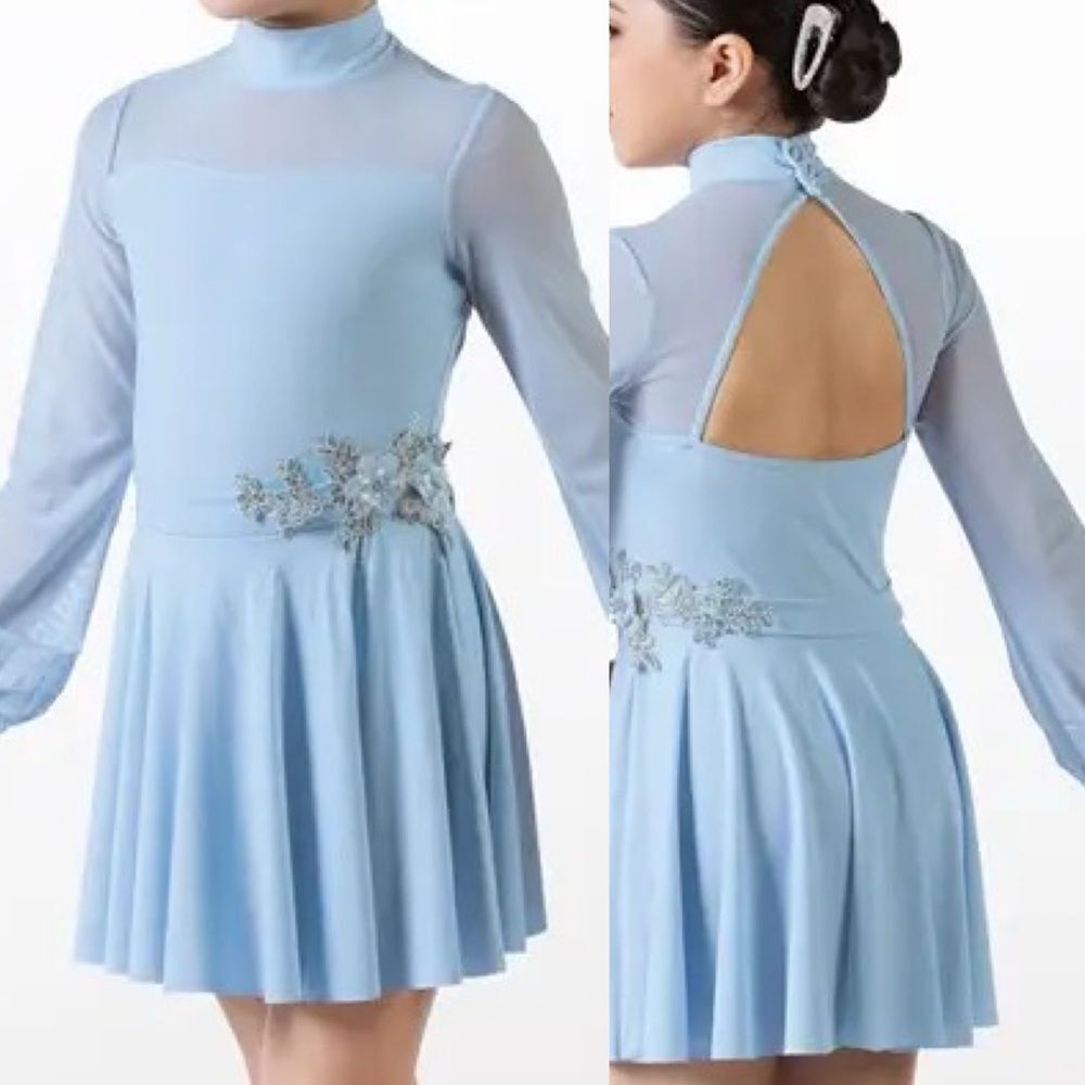 WEISSMAN Dance Costume light blue long sleeve The Poet
13406 LA-Large adult
